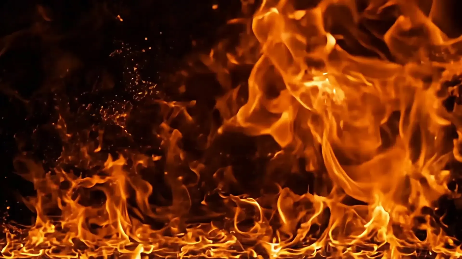 Raging Fire Overlay Flames for Logo Animation